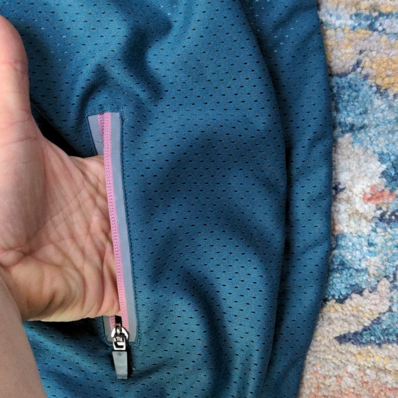 Horseware large full zip teal and pink equestrian shirt long sleeve - Picture 6 of 8